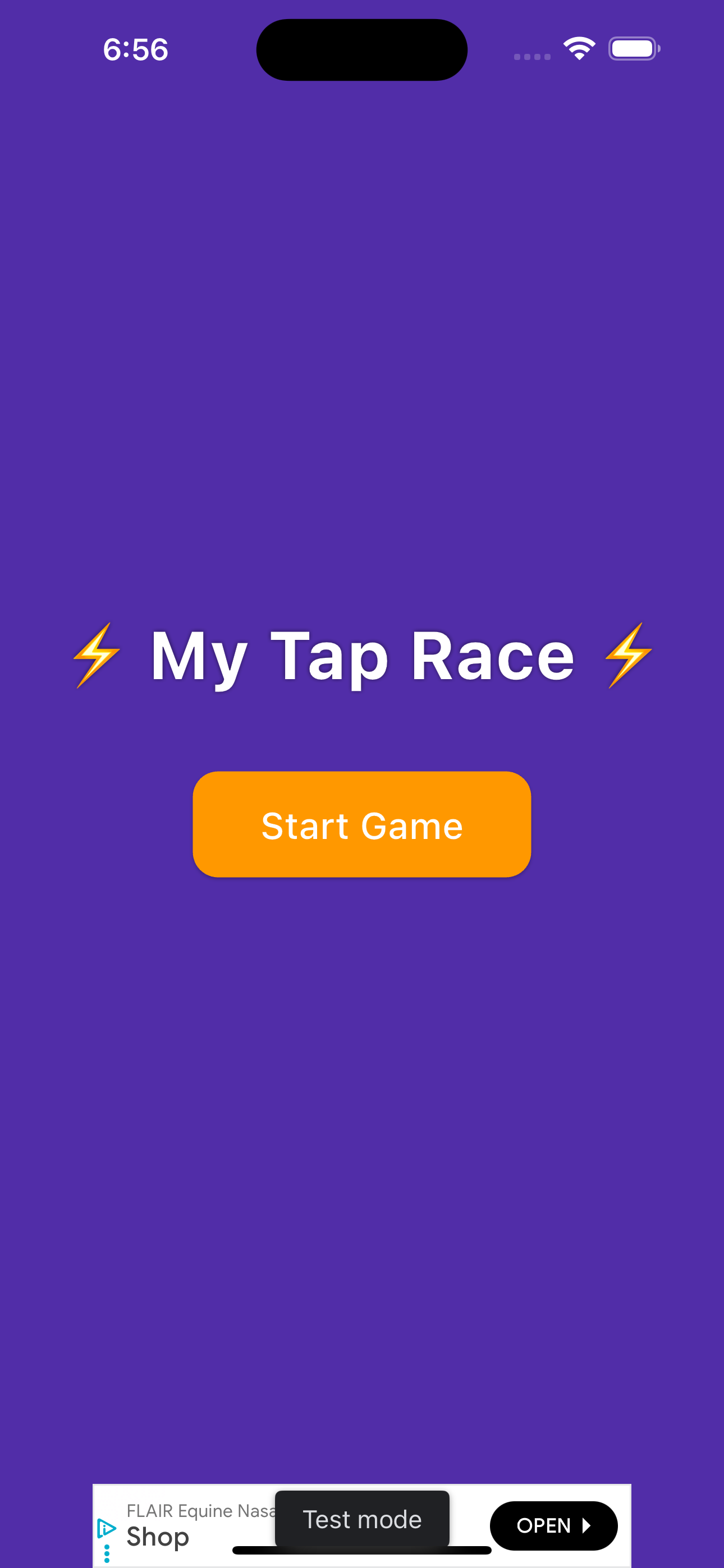 My Tap Race app screenshot 1